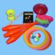 Jonglier-Buch-Set - Klein incl. Jongliermaterial