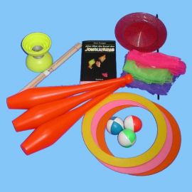 Jonglier-Buch-Set - Klein incl. Jongliermaterial