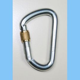TN61A Stahlkarabiner Interlock D-asymm. 38kN